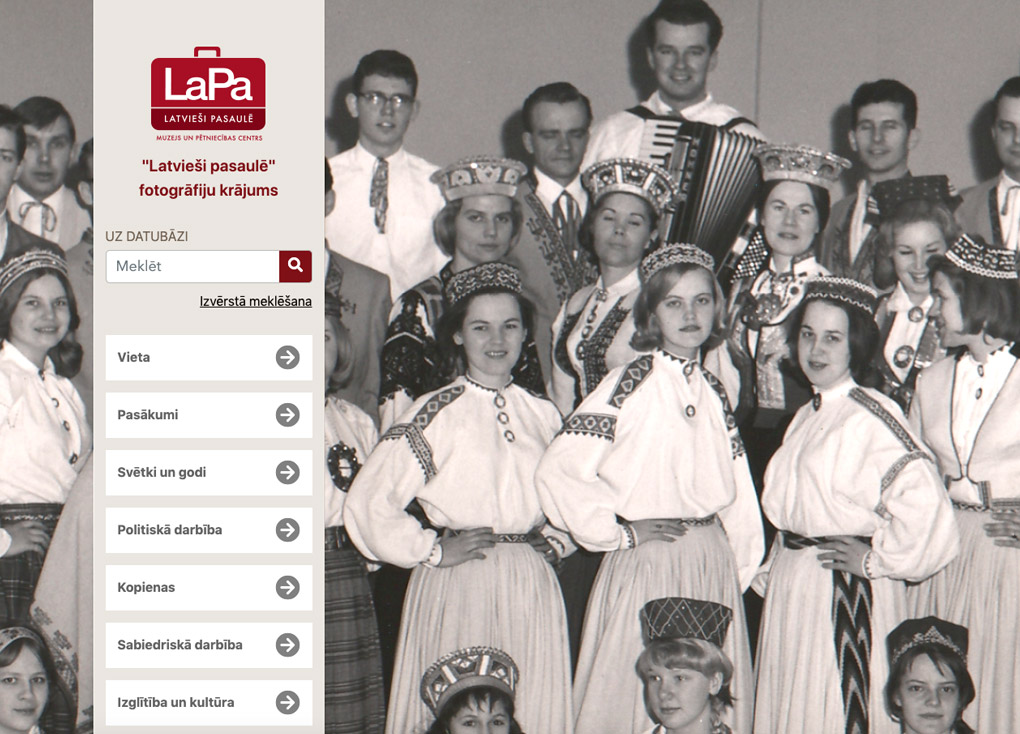 “Latvieši pasaulē” photo collection