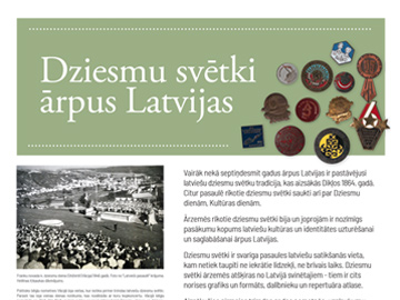 Dziesmu svētki ārpus Latvijas